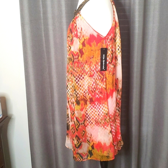 Mlle Gabrielle lined sleeveless dress size L - Picture 3 of 8